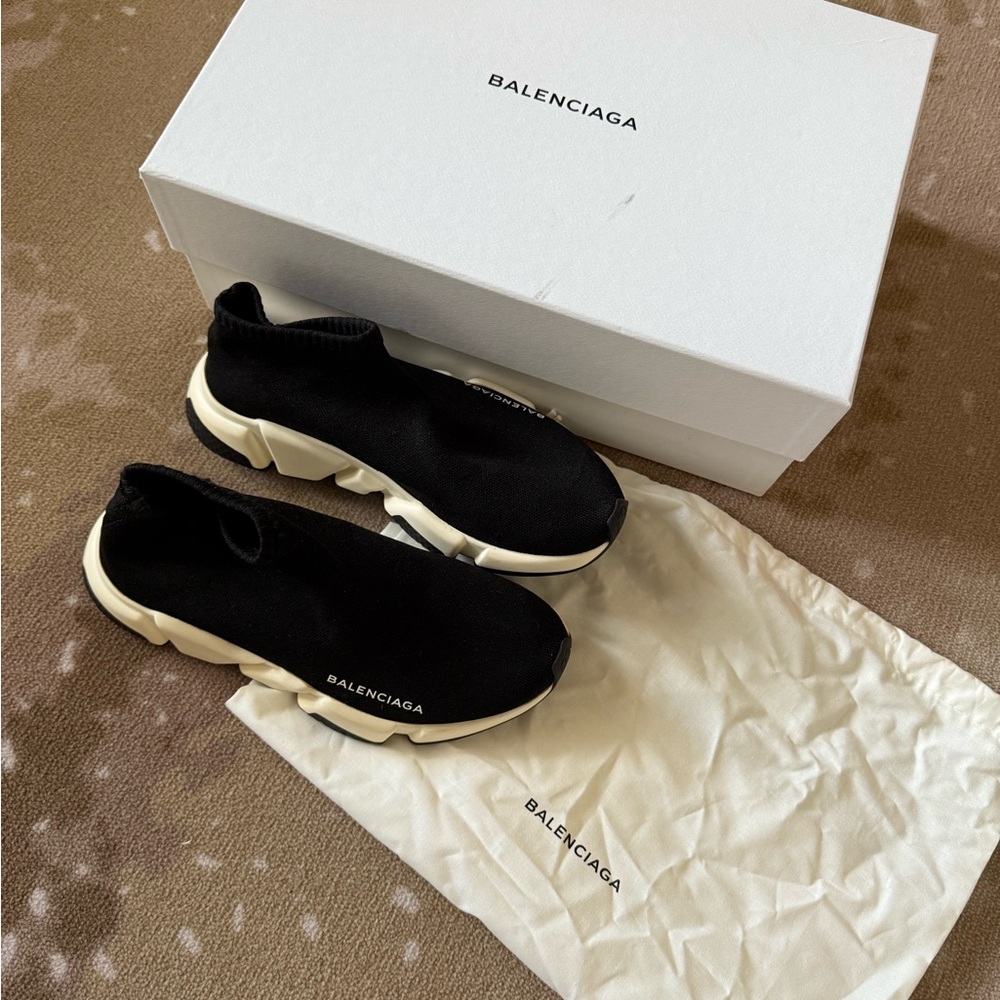 Balenciaga Women’s Speed Sneakers Black 38